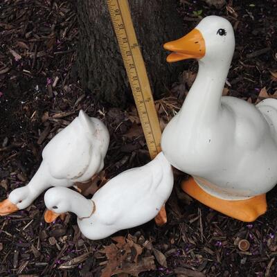 Ceramic ducks