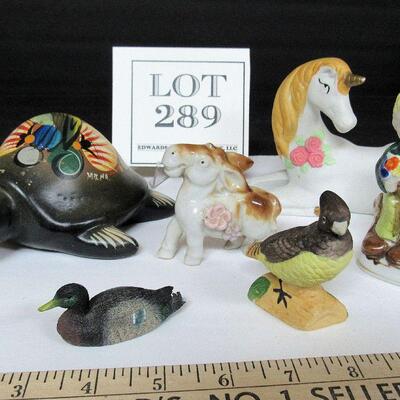 Lot of Decorative Animal Figurines