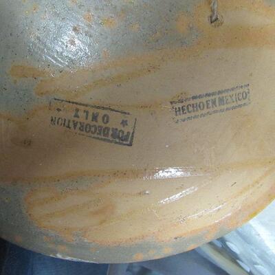 Large Decorative Wall Plaque, Bowl Shaped, Mexico