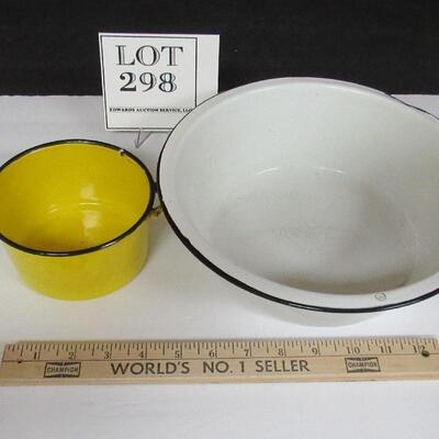 Vintage Enamelware Bowls