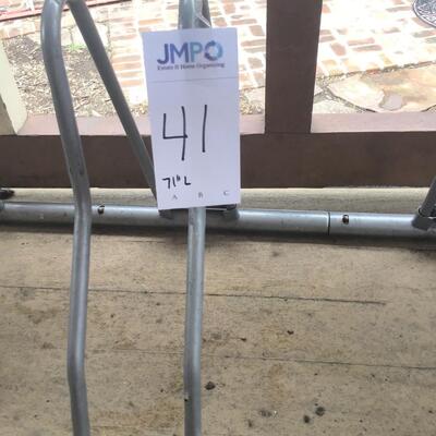 Aluminum horizontal bike stand