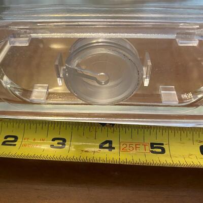 glass block with hole for lighting home decor