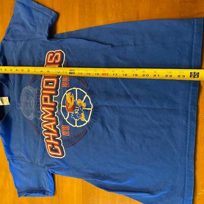 2020 Kansas Jayhawks  KU big 12 Conference champions youth shirt small