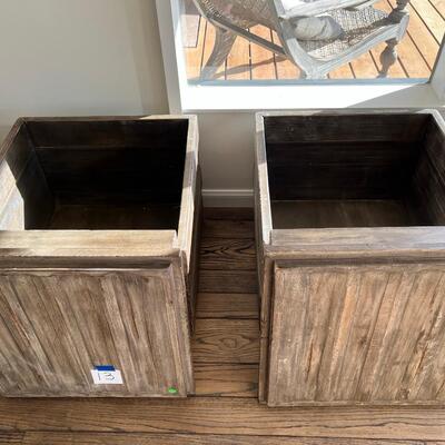 Wooden Storage Tables