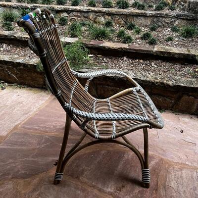 Wicker/bamboo chair