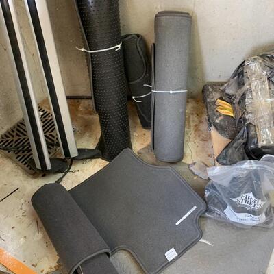 Auto floor mats, roof rack, more