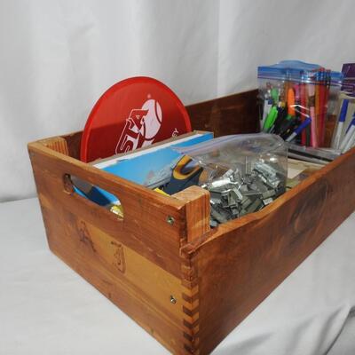 Desk in a tray