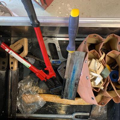 Large assortment of tools