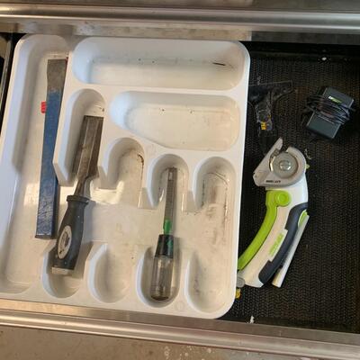 Large assortment of tools