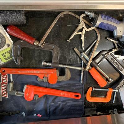Large assortment of tools