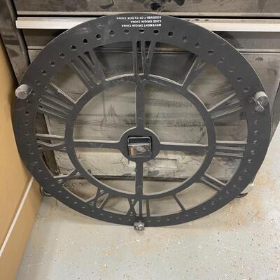 Giant clock wall decor-needs hands and battery