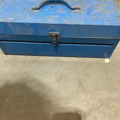 Sears blue tool box