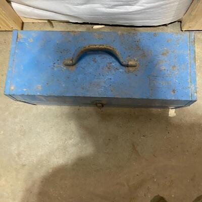 Sears blue tool box