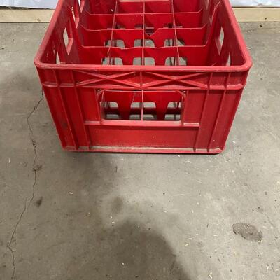 The PoP Shoppe Red plastic crate