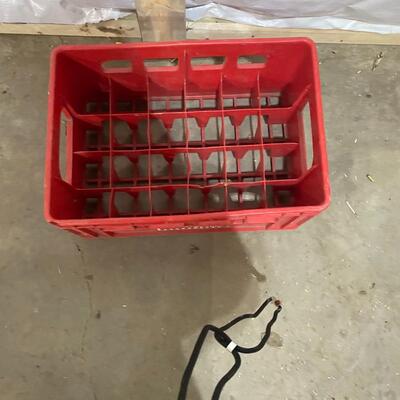 The PoP Shoppe Red plastic crate