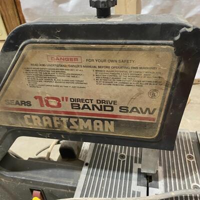 Sears Craftsman Band Saw 10" tested works