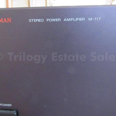 Luxman stereo power amplifier M-117
