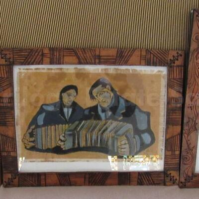 Three Framed prints with Dance and Music Theme