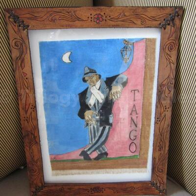 Three Framed prints with Dance and Music Theme