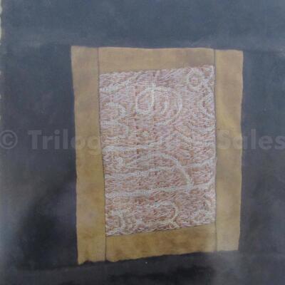Framed Persian Needlework Fragments #2