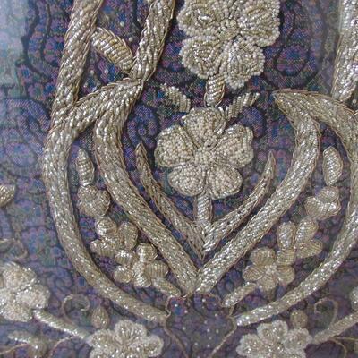 framed Persian Needlework Fragment #3