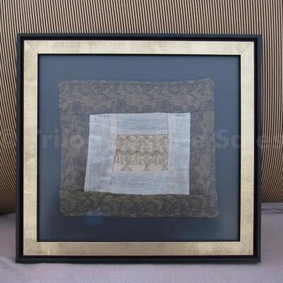 Framed Persian Lace Fragment