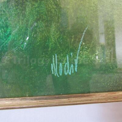 Modi painting framed 