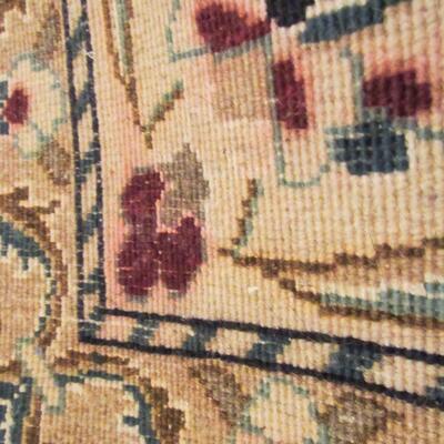 Off white center medallion rug 1