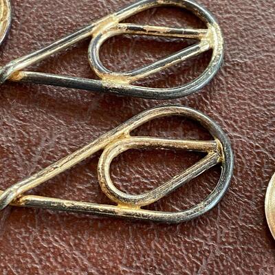 set of six silver Iranian coin demitasse spoons