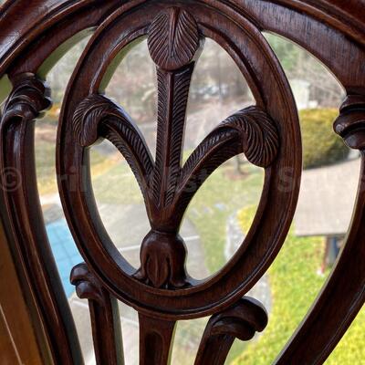 Century Dining table with 10 Century Chairs