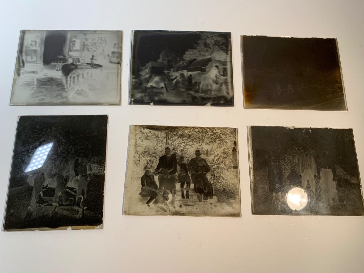 ANTIQUES GLASS NEGATIVES