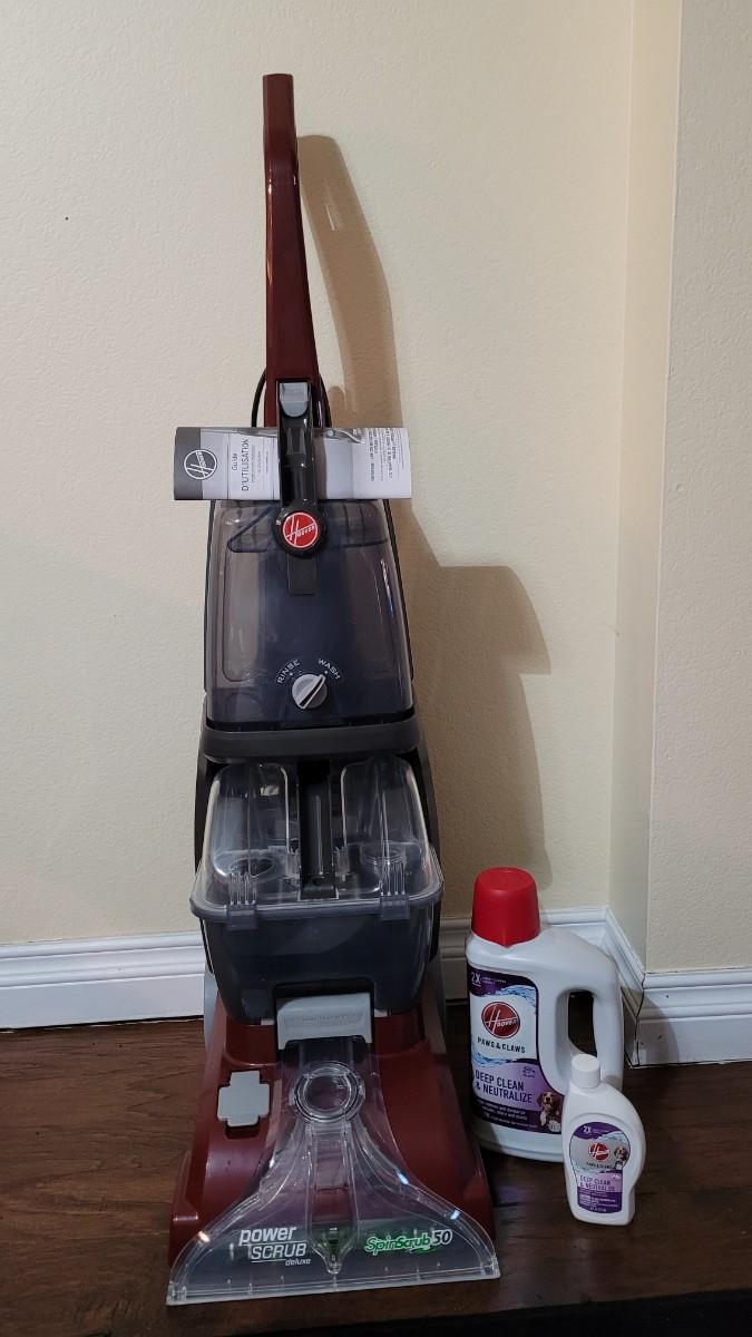 Lot 84 Hoover Power Scrub Spin Scrub 50 Carpet Cleaner & Shampooer