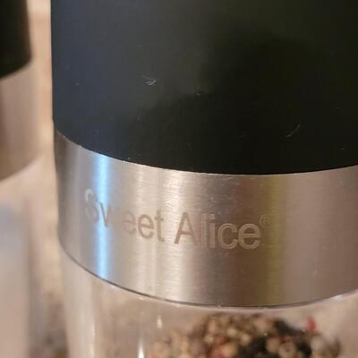 Lot 108: Sweet Alice Electric Salt & Pepper Grinders