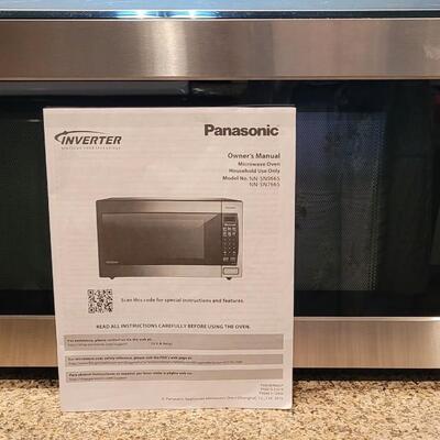 Lot 125: PANASONIC Large Microwave with Manual