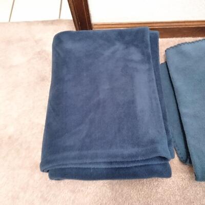 LOT 54 BLANKETS AND TWIN SIZED COMFORTER