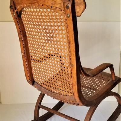 Lot #124  Charming Antique Child's Rocker
