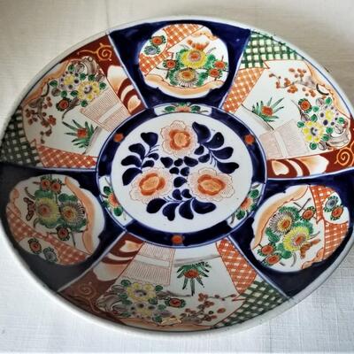 Lot #126  Vintage reproduction of an Imari Charger