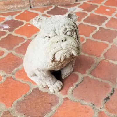 Lot #132  Concrete Bulldog