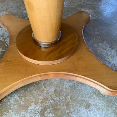 MCM  Ethan Allen Dining Table and 4 Leather chairs