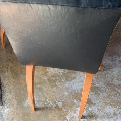 MCM  Ethan Allen Dining Table and 4 Leather chairs