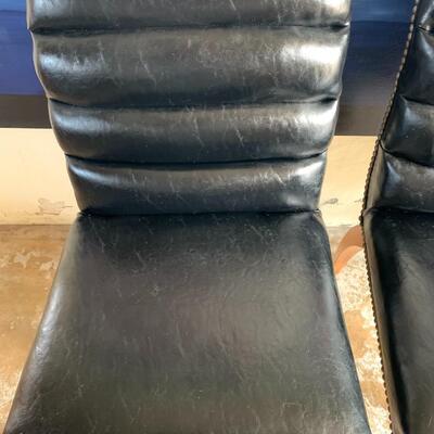 MCM  Ethan Allen Dining Table and 4 Leather chairs