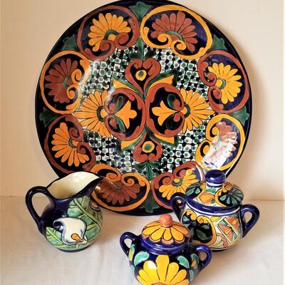 Lot #135  Lot of Mexican pottery - signed
