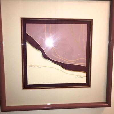 "Surf A" and Surf B" Signed by Jung Park