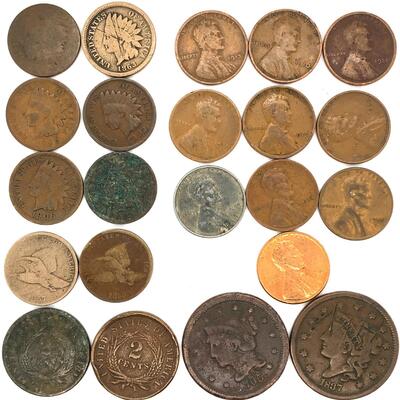 Grouping of 22 Coins