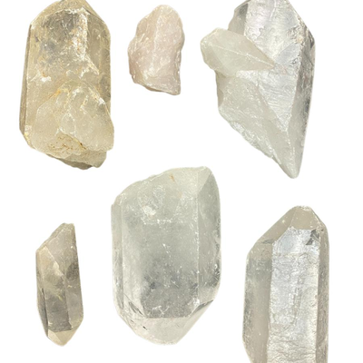 Grouping of 6 Natural Quartz Specimens