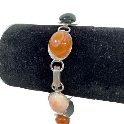 Sterling Multi Gemstone Bracelet