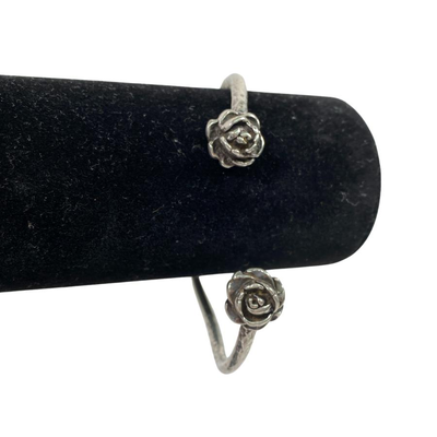 Sterling Rose Cuff