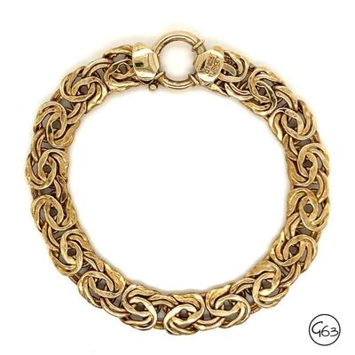 Sterling Gold Tone Link Bracelet