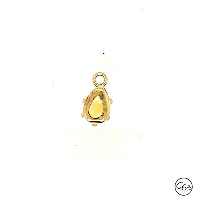 14K Citrine Pendant (small)