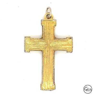 Enamel Cross Pendant